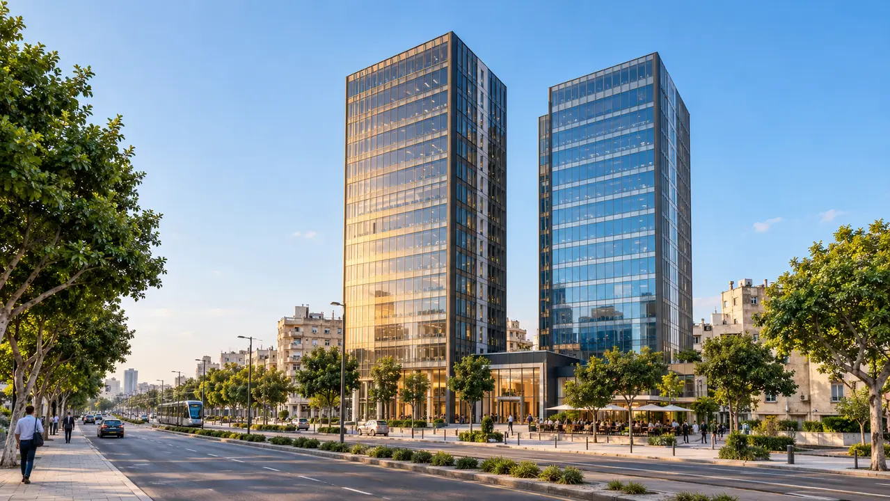 משרדים להשכרה במתחם מגדלי לייף